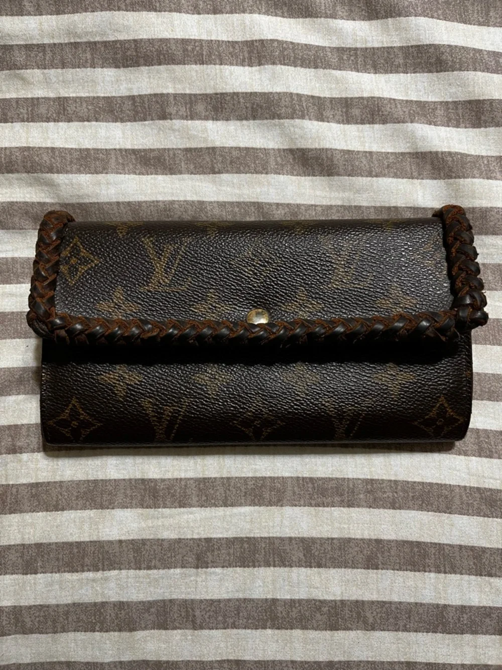 Louis Vuitton Monogram Braided Edge Wallet - 💯 guaranteed authentic! - Picture 1 of 13